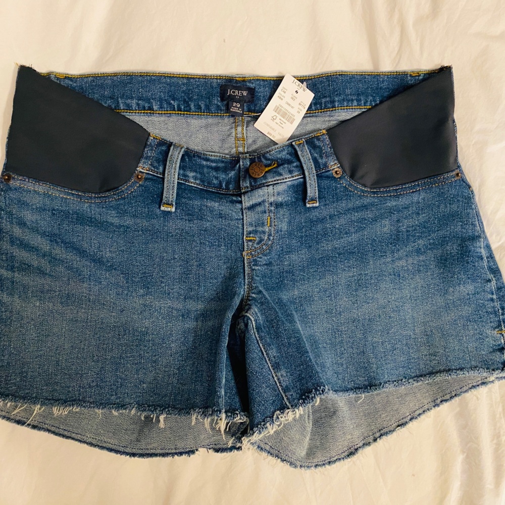 J. Crew Denim Maternity Shorts Size 29 Style BF779